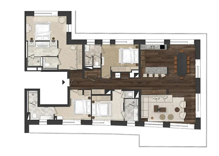 Apartament Luxe Avec Retour A Et Acces Bien-etre A 1850 - Fr-1-830-8 *